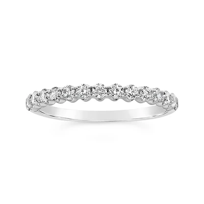 New Brilliance Lab Grown 0.50CTW Diamond Band in 14K White Gold