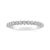 New Brilliance Lab Grown 0.50CTW Diamond Band in 14K White Gold
