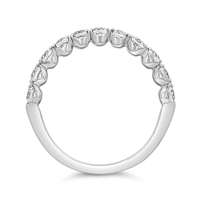 New Brilliance Lab Grown 1.00CTW Diamond Band in 14K White Gold