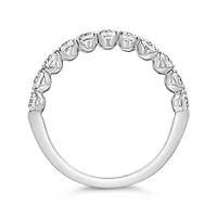 New Brilliance Lab Grown 1.00CTW Diamond Band in 14K White Gold
