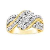 New Brilliance Lab Grown 1.45CTW Diamond Fashion Ring in 10K Yellow Gold
