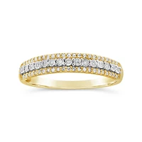 0.15CTW Diamond Stackable Band in 10K Yellow Gold