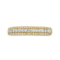 0.15CTW Diamond Stackable Band in 10K Yellow Gold