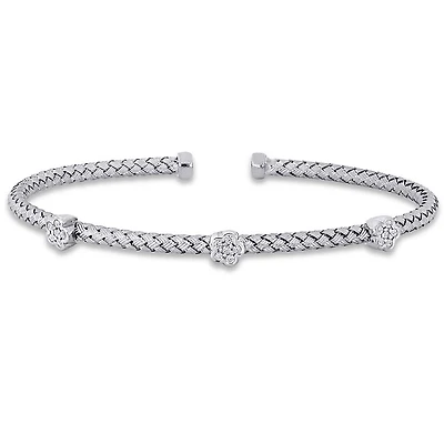 Julianna B Sterling Silver Cubic Zirconia Bracelet