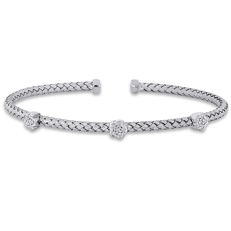 Julianna B Sterling Silver Cubic Zirconia Bracelet