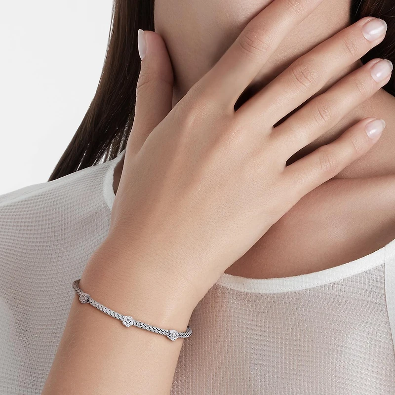 Julianna B Sterling Silver Cubic Zirconia Bracelet