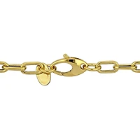 Julianna B 14K Yellow Gold Cubic Zirconia Fancy Link Bracelet 7.5"