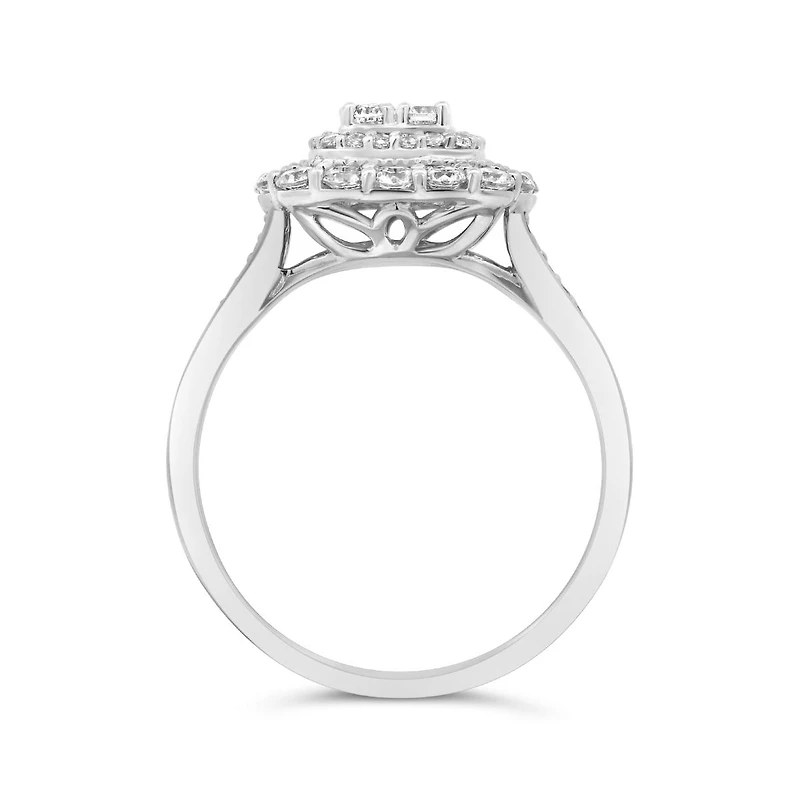 New Brilliance Lab Grown 1.00CTW Diamond Fashion Ring in Sterling Silver