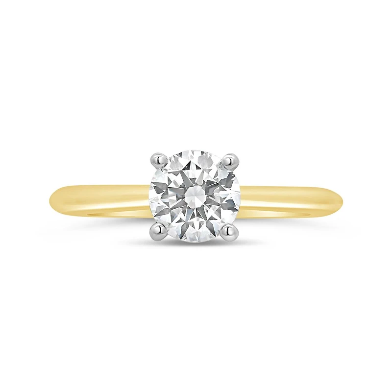 New Brilliance Lab Grown 1.00CT Diamond Solitaire Ring in 10K Yellow Gold