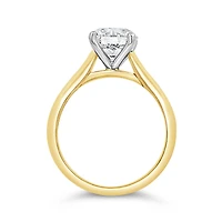 New Brilliance Lab Grown 2.00CT Diamond Solitaire Ring in 10K Yellow Gold