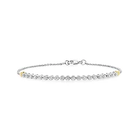 Lab Grown 0.50CTW Diamond Line Bracelet in Sterling Silver