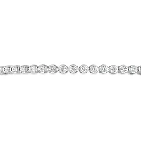Lab Grown 0.50CTW Diamond Line Bracelet in Sterling Silver
