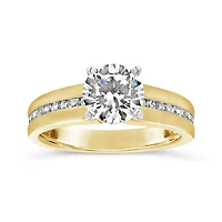 New Brilliance Lab Grown 1.84CTW Diamond Ring in 14K Yellow and White Gold