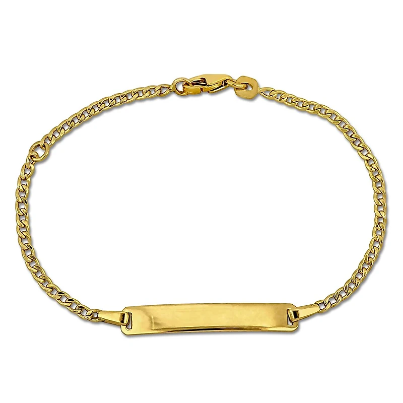 Julianna B Children's 14K Yellow Gold ID Bracelet 4.5"+1" Extender