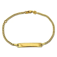 Julianna B Children's 14K Yellow Gold ID Bracelet 4.5"+1" Extender