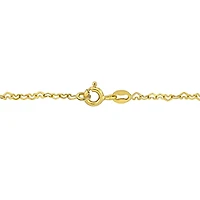 Julianna B Children's 14K Yellow Gold Heart Link Baby Bracelet 5"