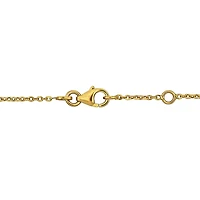 Julianna B Children's 14K Yellow Gold Enamel Heart Bracelet 6.5"+.5" Extender