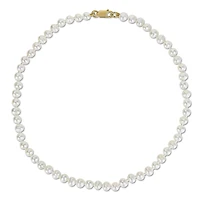 Julianna B Children's 14K Yellow Gold 3-4MM Freshwater Pearl Necklace 10"