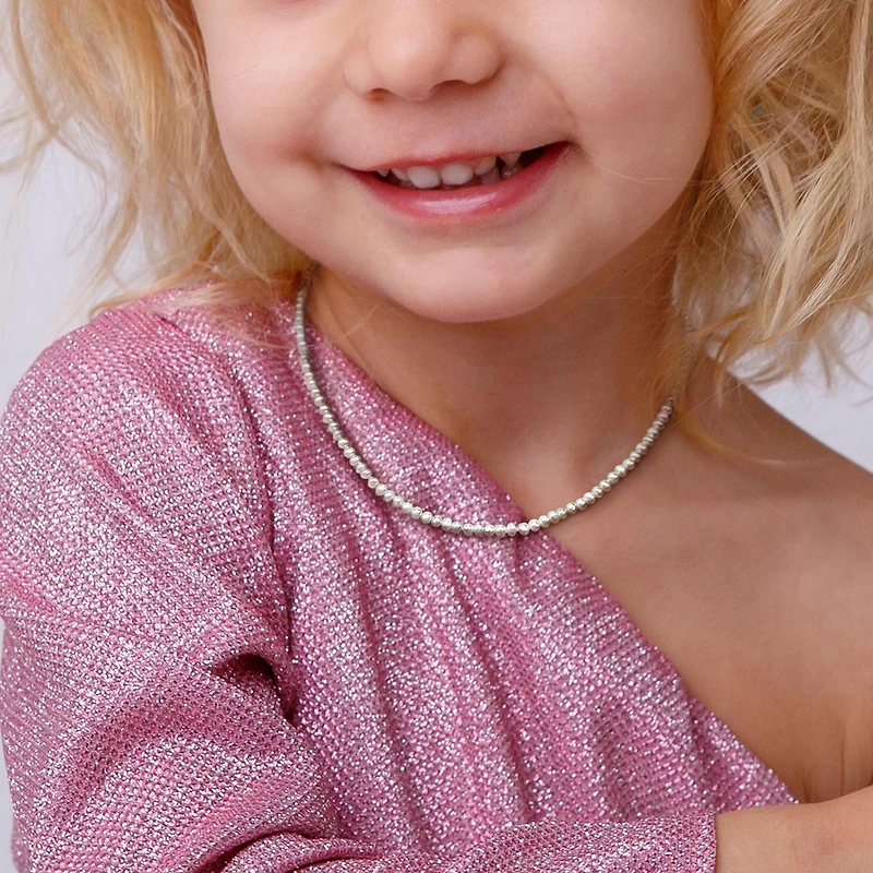 Julianna B Children's 14K Yellow Gold 3-4MM Freshwater Pearl Necklace 10"