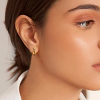 Julianna B 14K Yellow Gold Citrine Twisted Drop Earrings