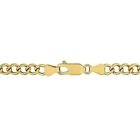 Julianna B 14K Yellow Gold Peridot Curb Link Necklace 17"