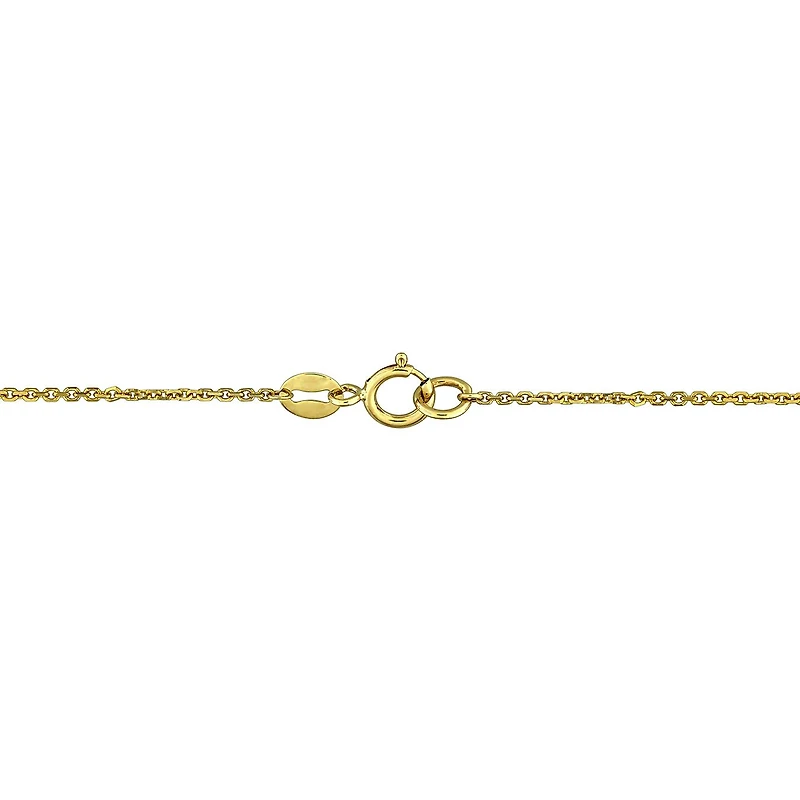 Julianna B 14K Yellow Gold Citrine & Diamond Station Bracelet 7"