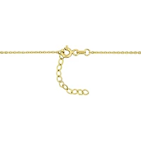Julianna B 10K Yellow Gold Ruby & Diamond Lariat Necklace 16.5"