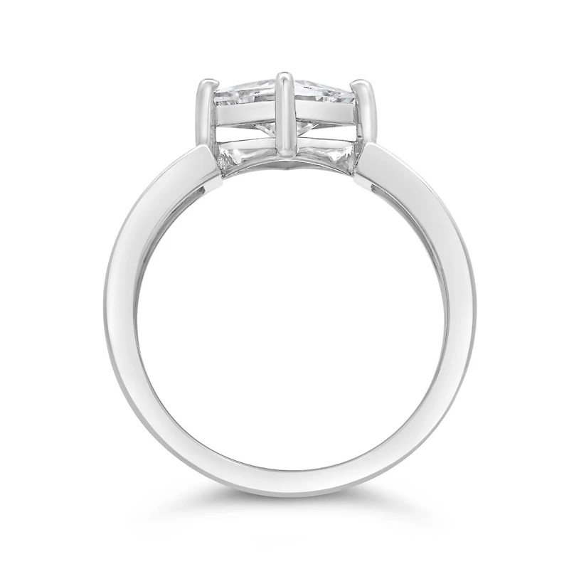 Sterling Silver Cubic Zirconia Fashion Ring