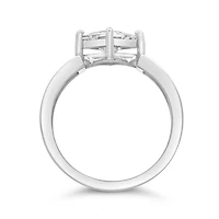 Sterling Silver Cubic Zirconia Fashion Ring