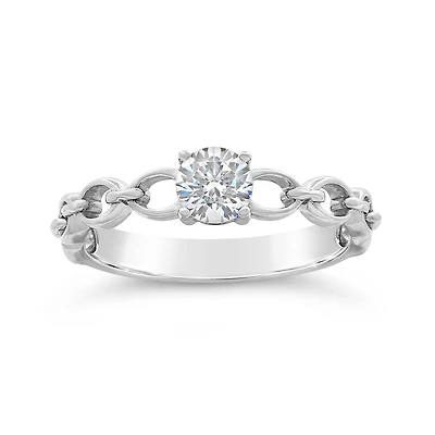 Sterling Silver Cubic Zirconia Fashion Ring