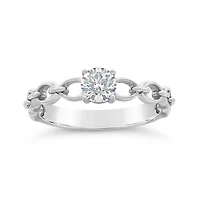 Sterling Silver Cubic Zirconia Fashion Ring