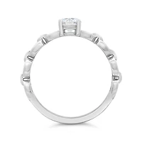 Sterling Silver Cubic Zirconia Fashion Ring