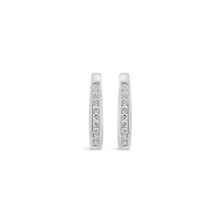 Infinity White Gold 0.25CTW Diamond Earrings