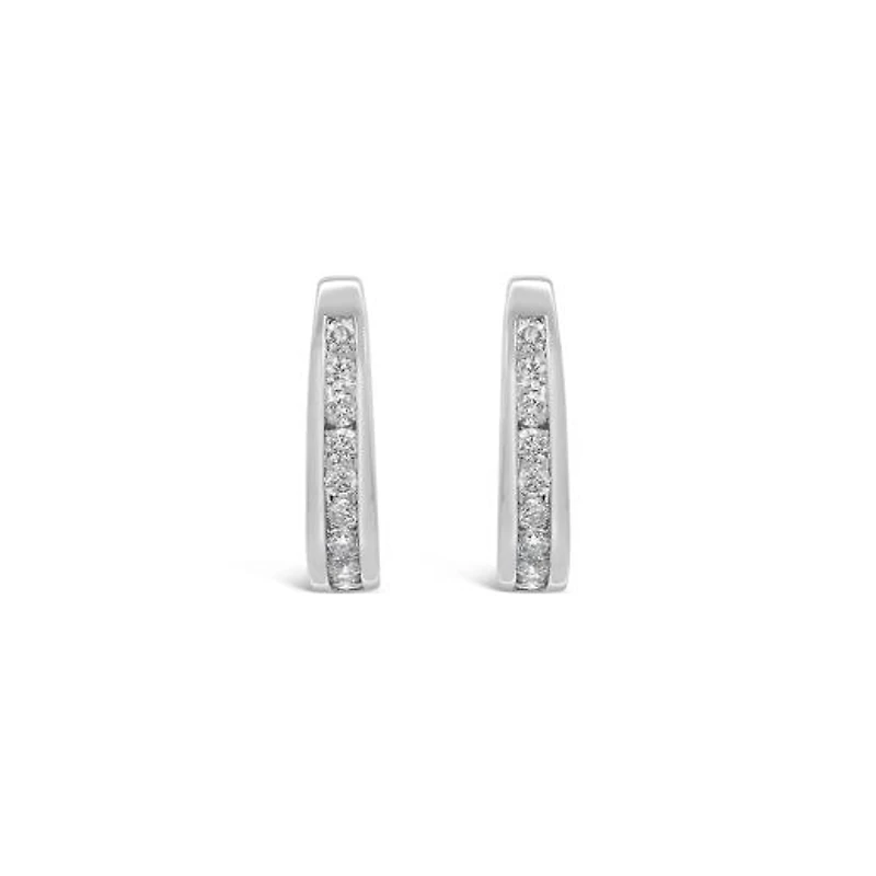 Infinity White Gold 0.50CTW Diamond Earrings