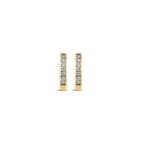 Gold 0.25CTW Diamond Huggies