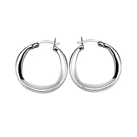 Elle "New Form" 27mm Hoop Earrings