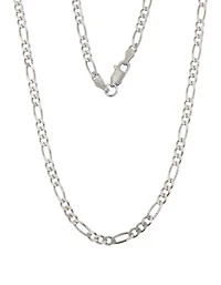 Sterling Silver 20" 2.8mm Figaro Link Chain