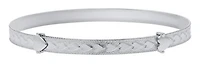 Children's Sterling Silver Adjustable Heart Bangle
