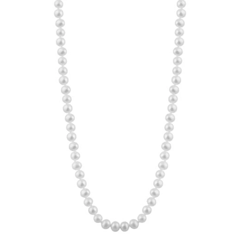 Freshwater 6-6.6mm White Pearl Necklace