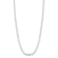 Freshwater 6-6.6mm White Pearl Necklace