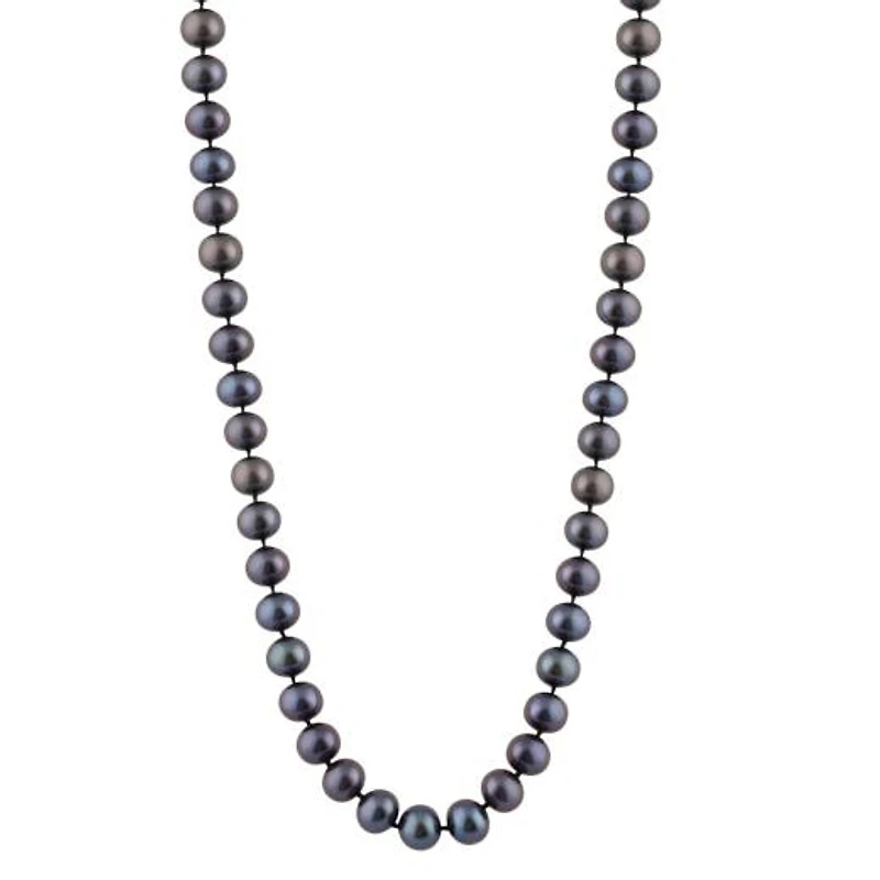Freshwater 8-8.5mm Peacock Pearl Necklace