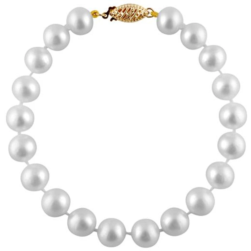 White Freshwater 7-7.5mm Pearl Bracelet