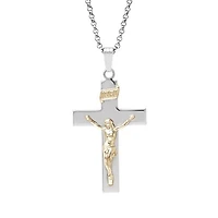 Sterling Silver 24" Crucifix