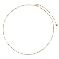 10K Yellow Gold Adjustable to 22" 0.90mm Wheat Chain