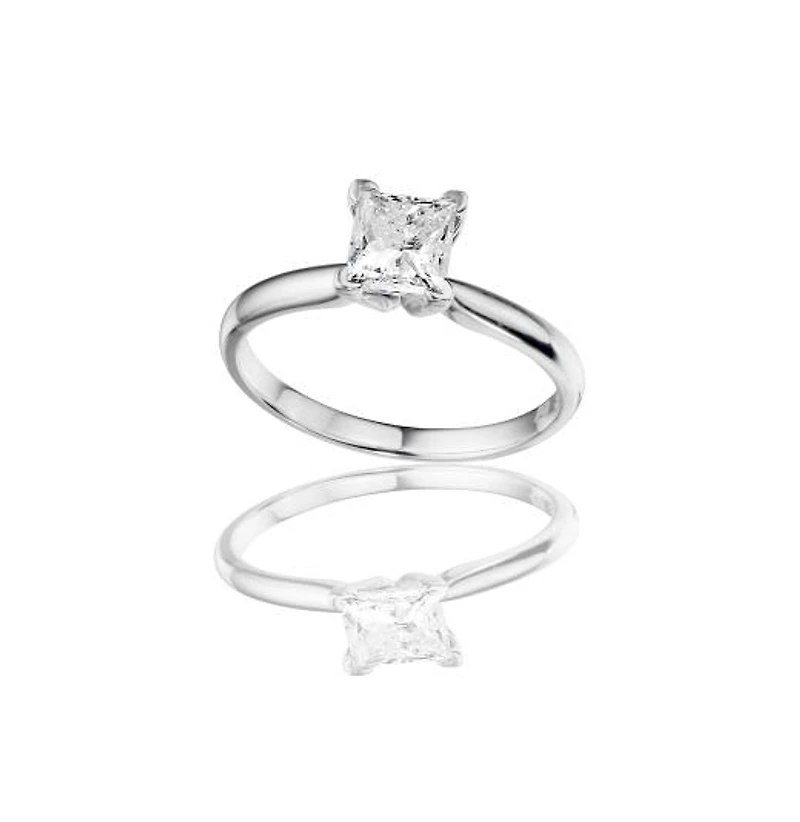 Melody Princess Cut 1.00CT Diamond Ring