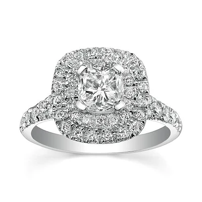 Glacier Fire Canadian Diamond 0.80CTW White Gold Bridal Ring