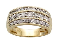 10K Yellow Gold 1.00CTW Diamond Band