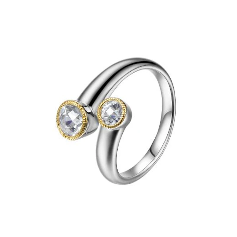 Elle Two-Tone Gold Plated Ring