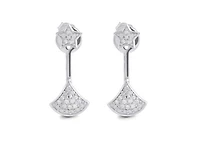 Sterling Silver Front Back Earrings