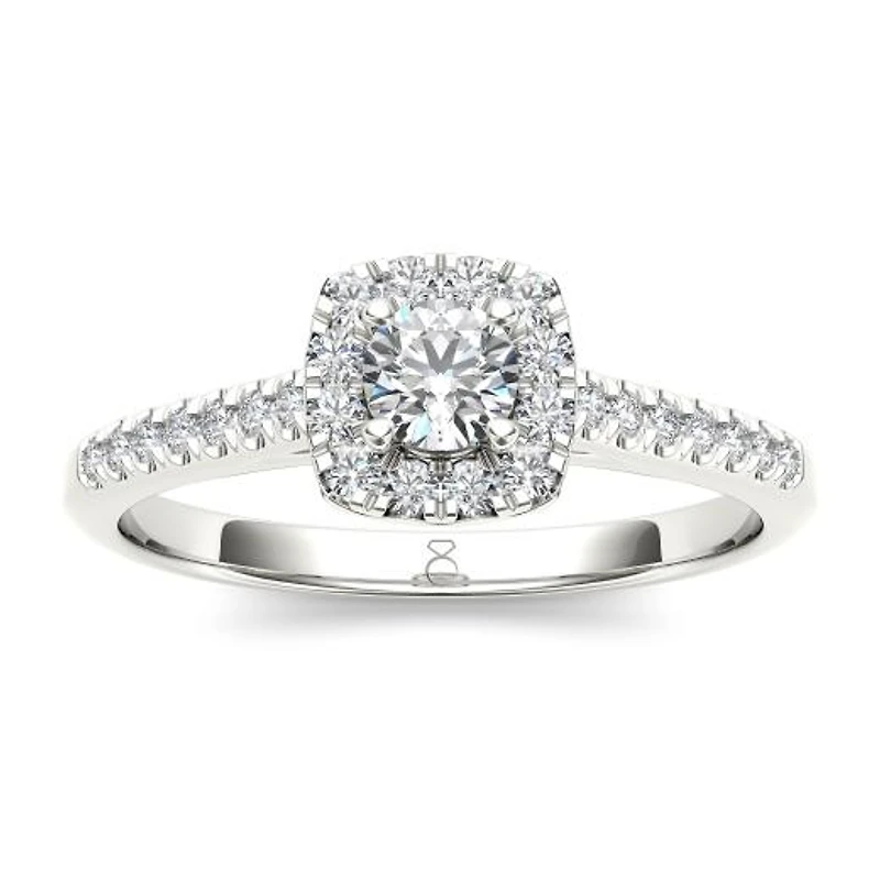 My Diamond Story 14K White Gold Bridal Ring 0.40CTW